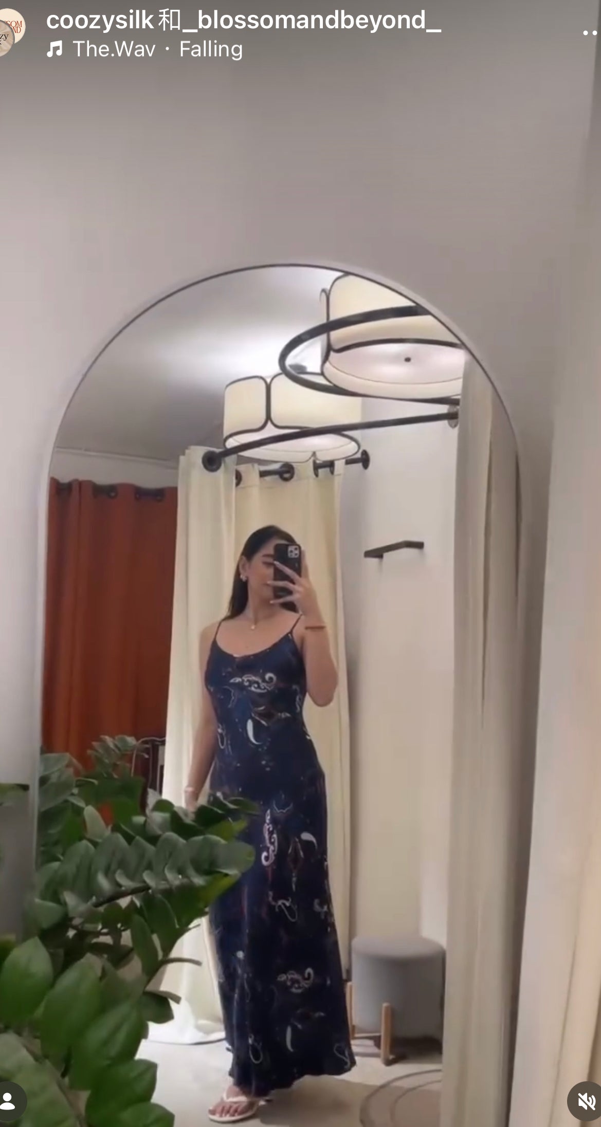 Paisley maxi dress