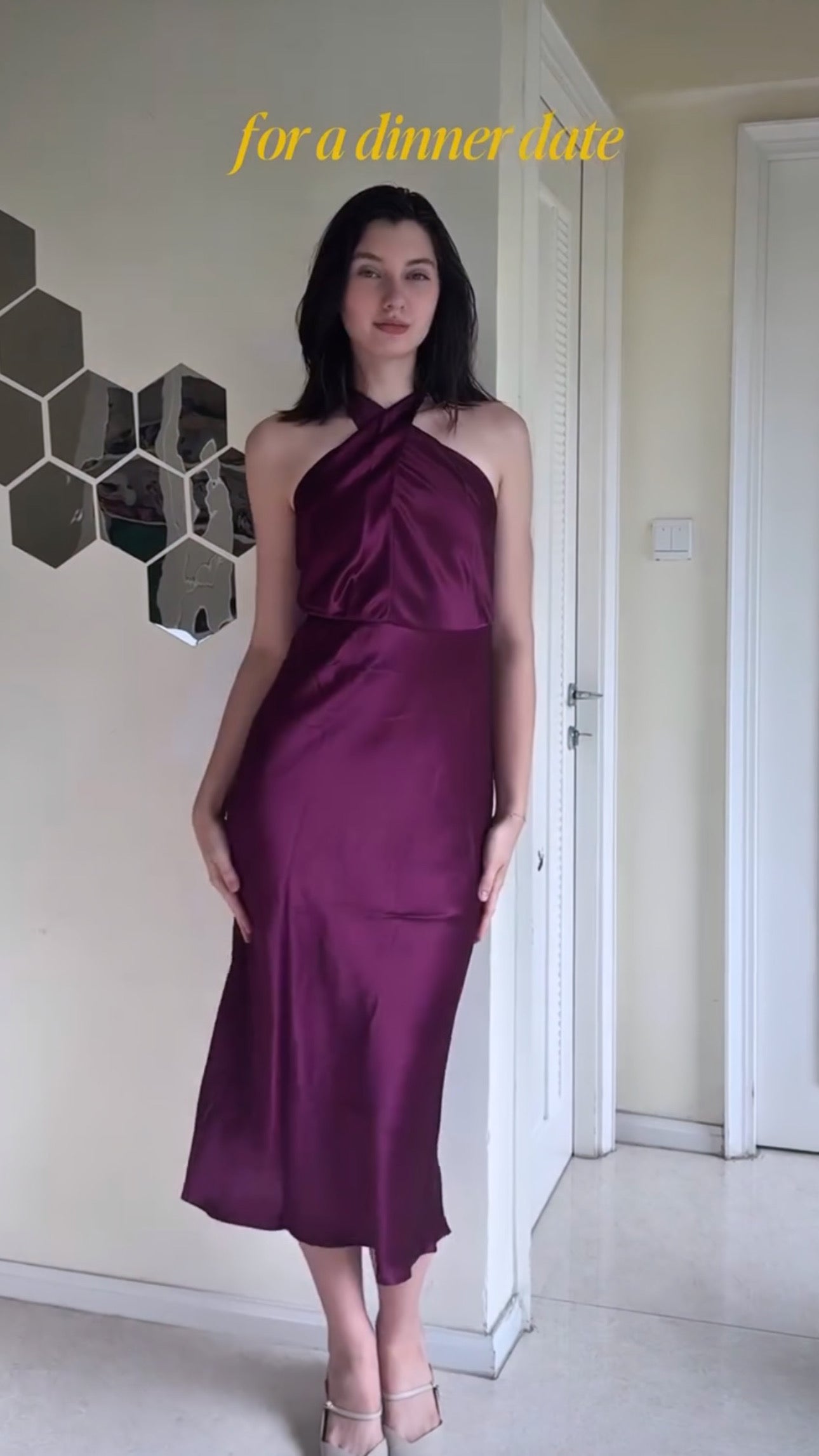 Magenta Backless Cross-Front Maxi Dress - itscoozy Magenta Backless Cross-Front Maxi Dress - itscoozy
