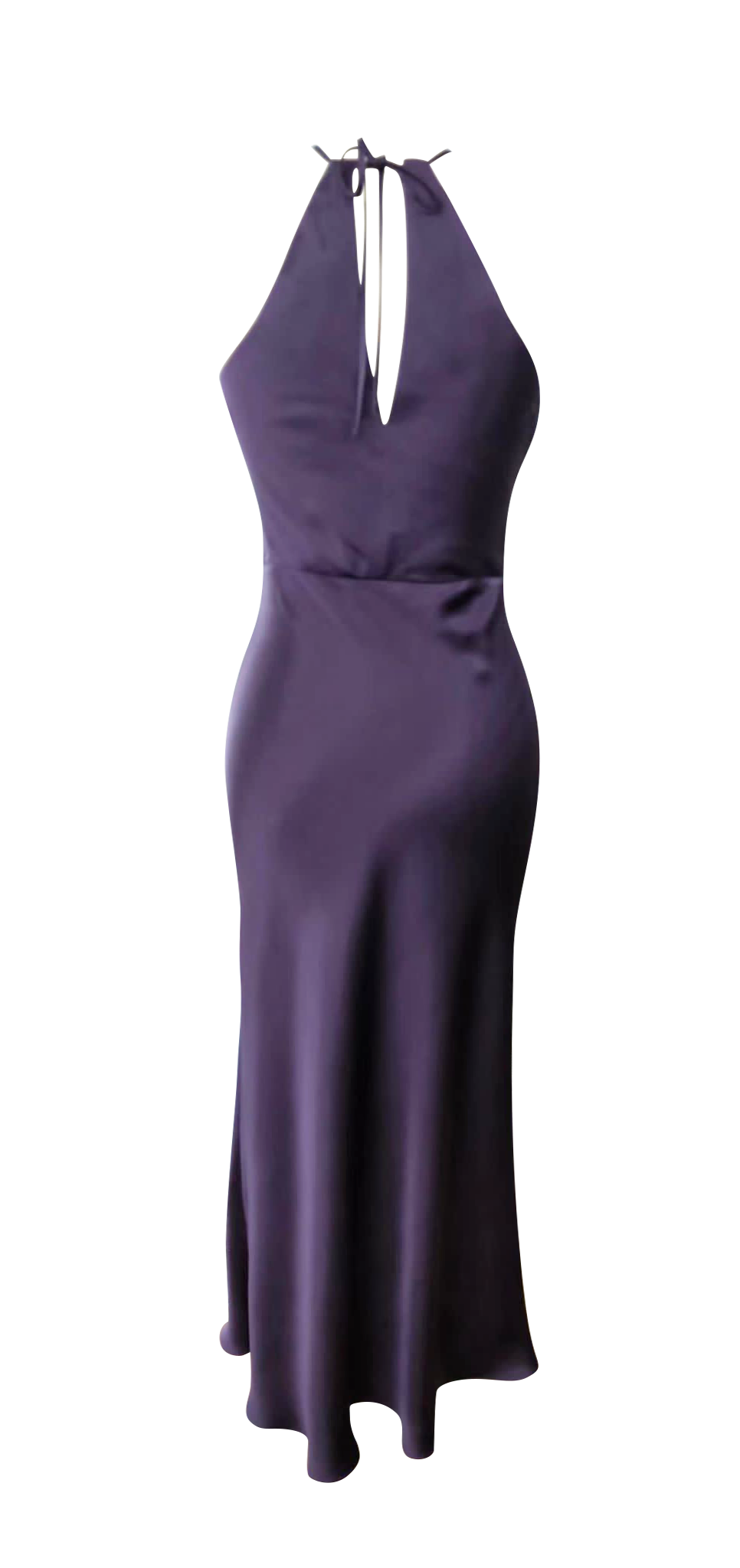 Violet halter neck Maxi Dress