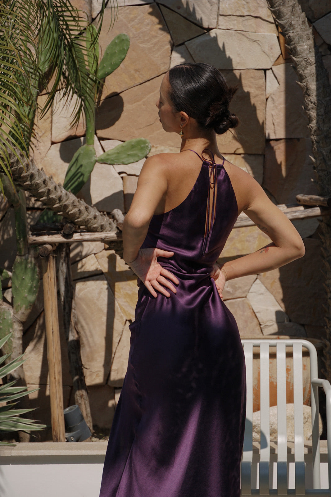 Violet halter neck Maxi Dress Violet halter neck Maxi Dress